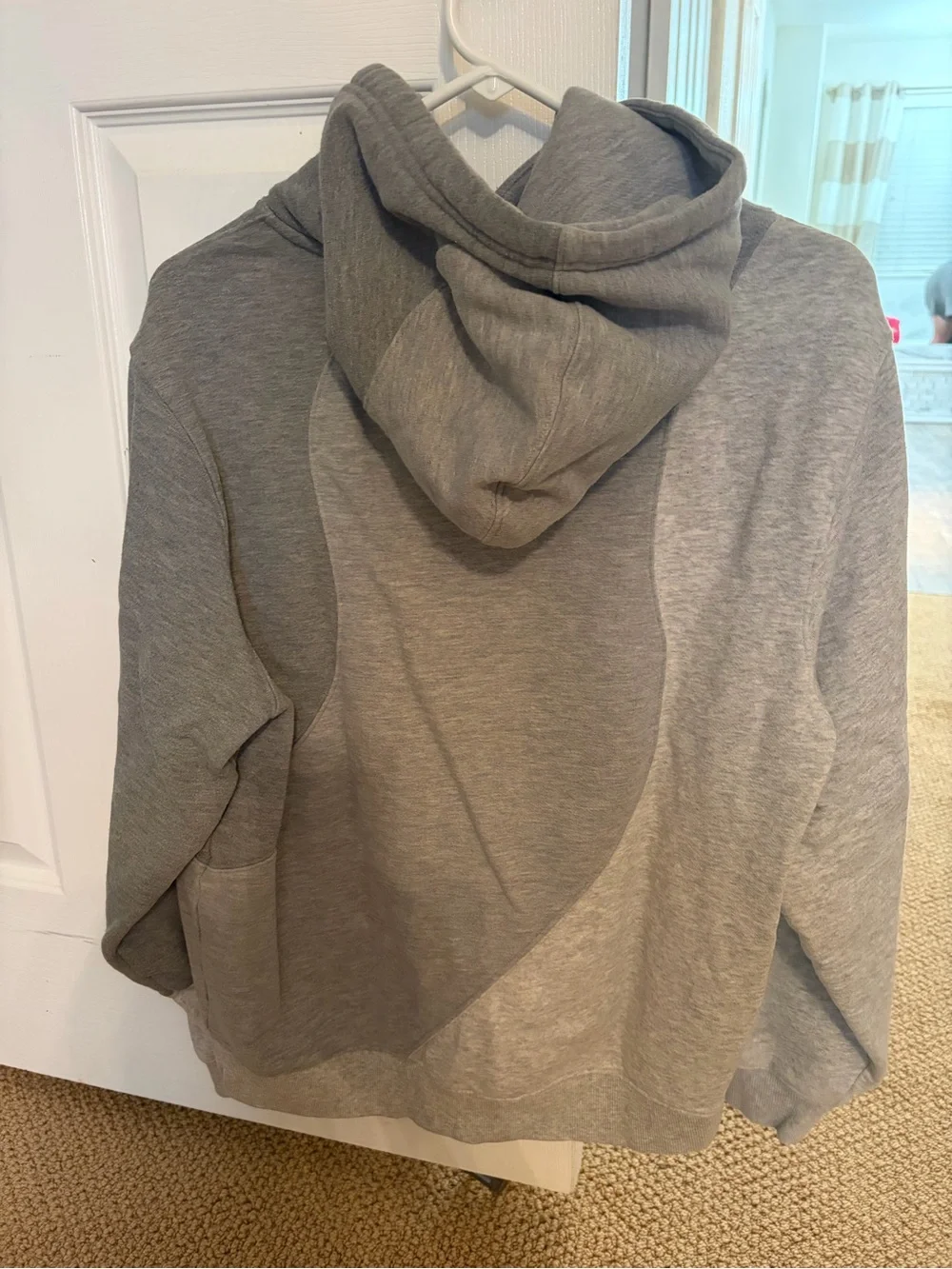Alo Make Waves Hoodie XS athletic heather gray tonal